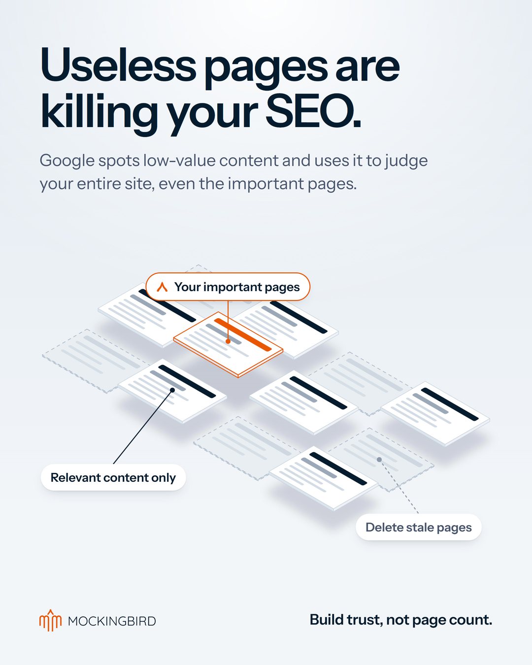 Useless pages are killing your SEO